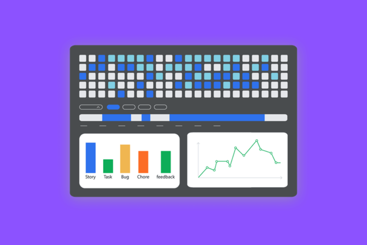 Agile task management illustration